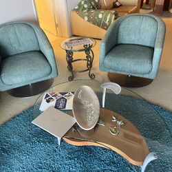 2 Living Room Rotating Chairs