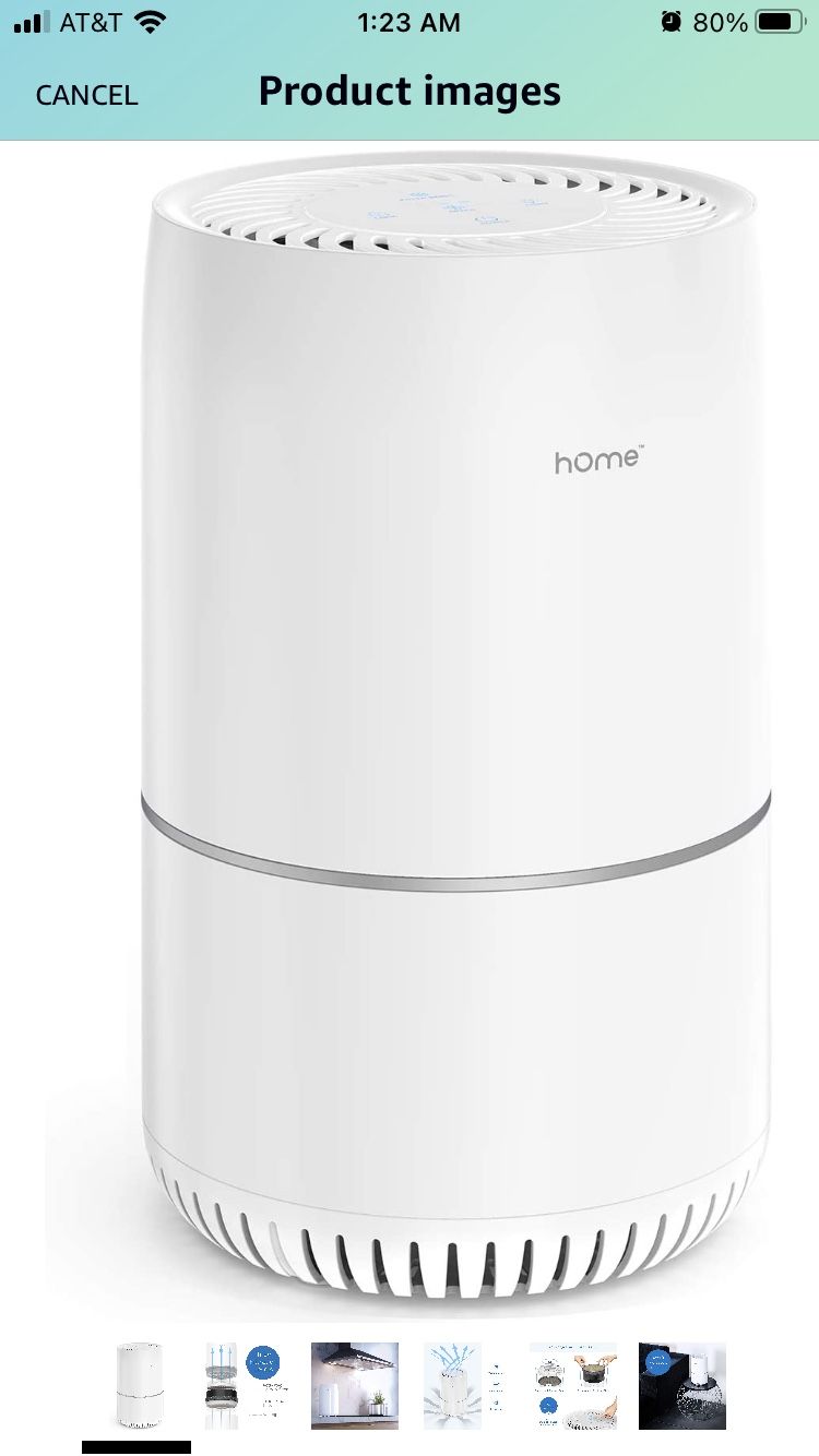 Awesome Air Purifier with True HEPA Filter - Removes 99.97% of Airborne Particles with H13, Activated Carbon and 3-Stage Filtration to Significantly I