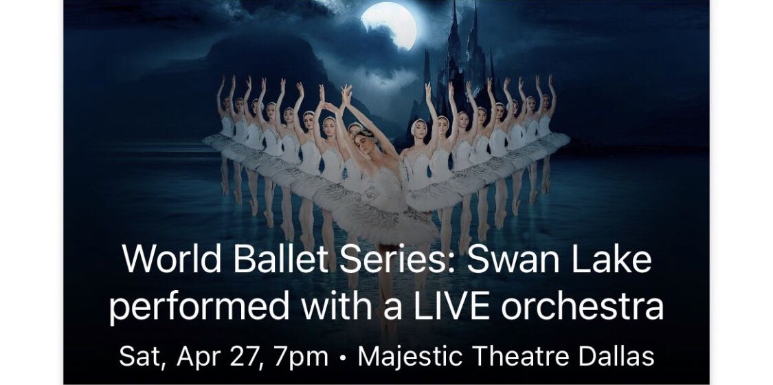 World Ballet Series: Swan Lake Performed with a LIVE orchestra 