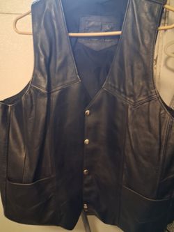 Leather  vest