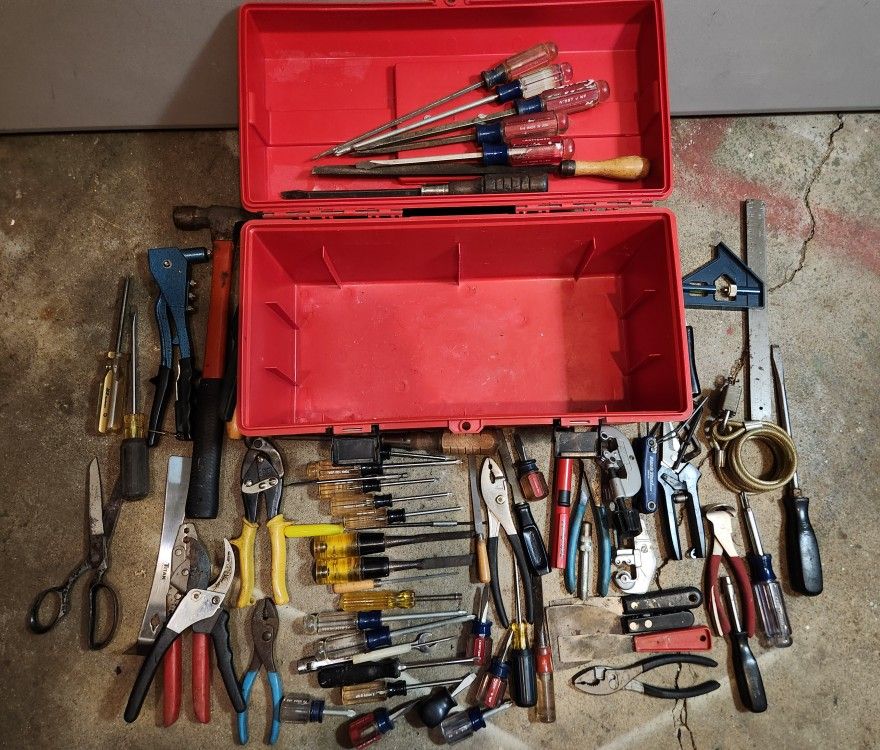 Miscellaneous Tools In Tuff-Box Tool Box