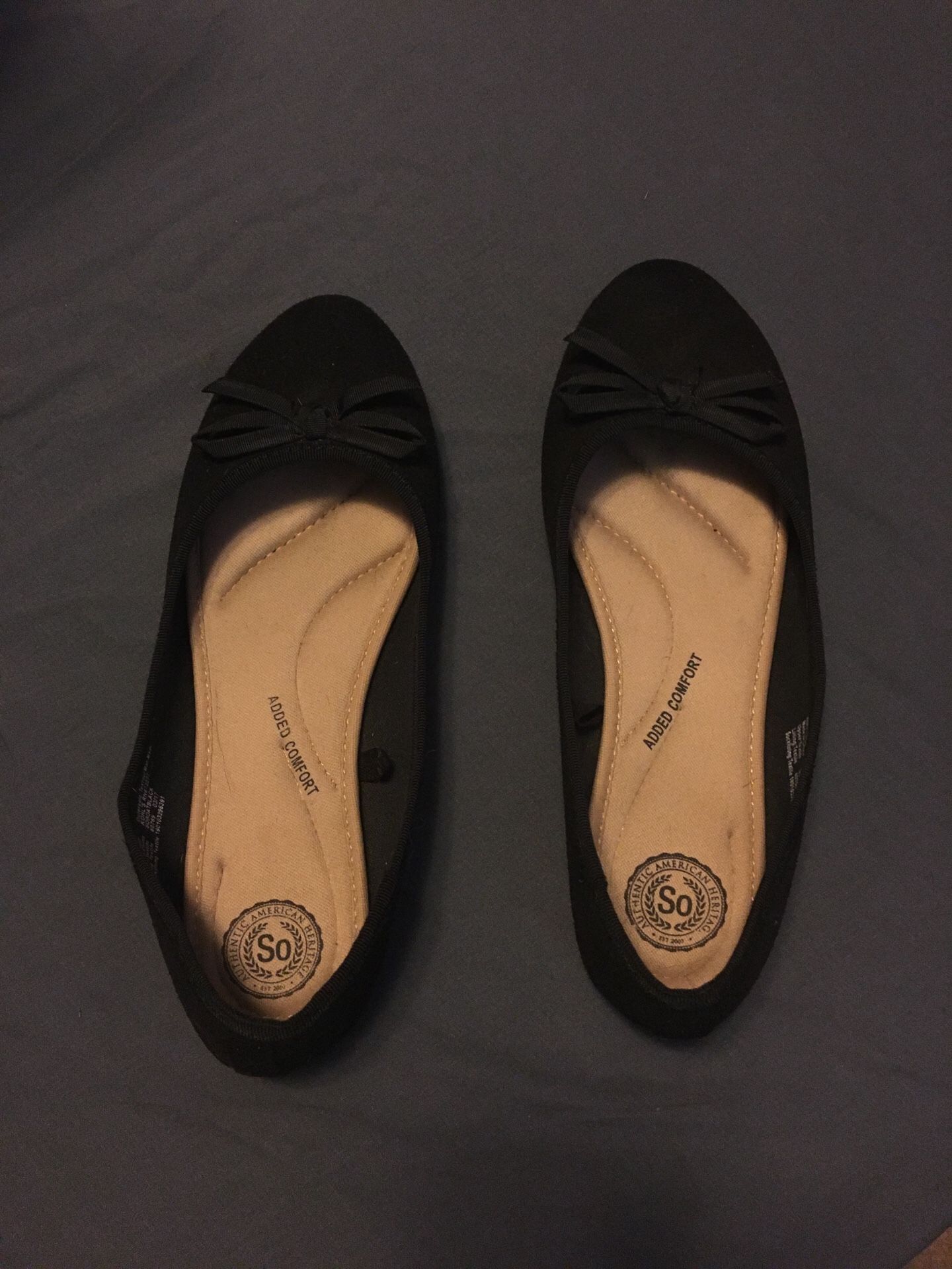 Black Ballet Flats