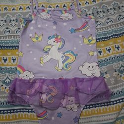 Girl's Size 120 Swimsuit Bx29 P.5 