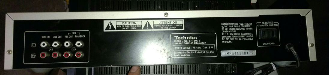 Old school Technics equalizer