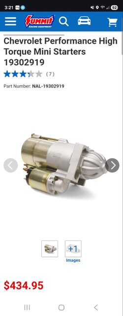 Performance High Torque Mini Starters