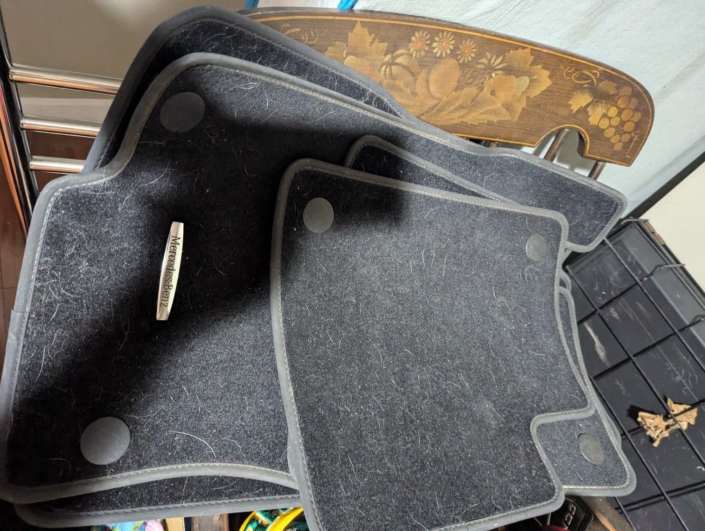 Mercedes 2018 Black Floor Matts