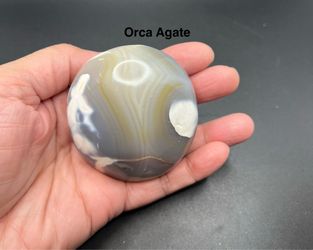 Orca Agate  Stone from Madagascar 185.6g BEAUTIFUL!