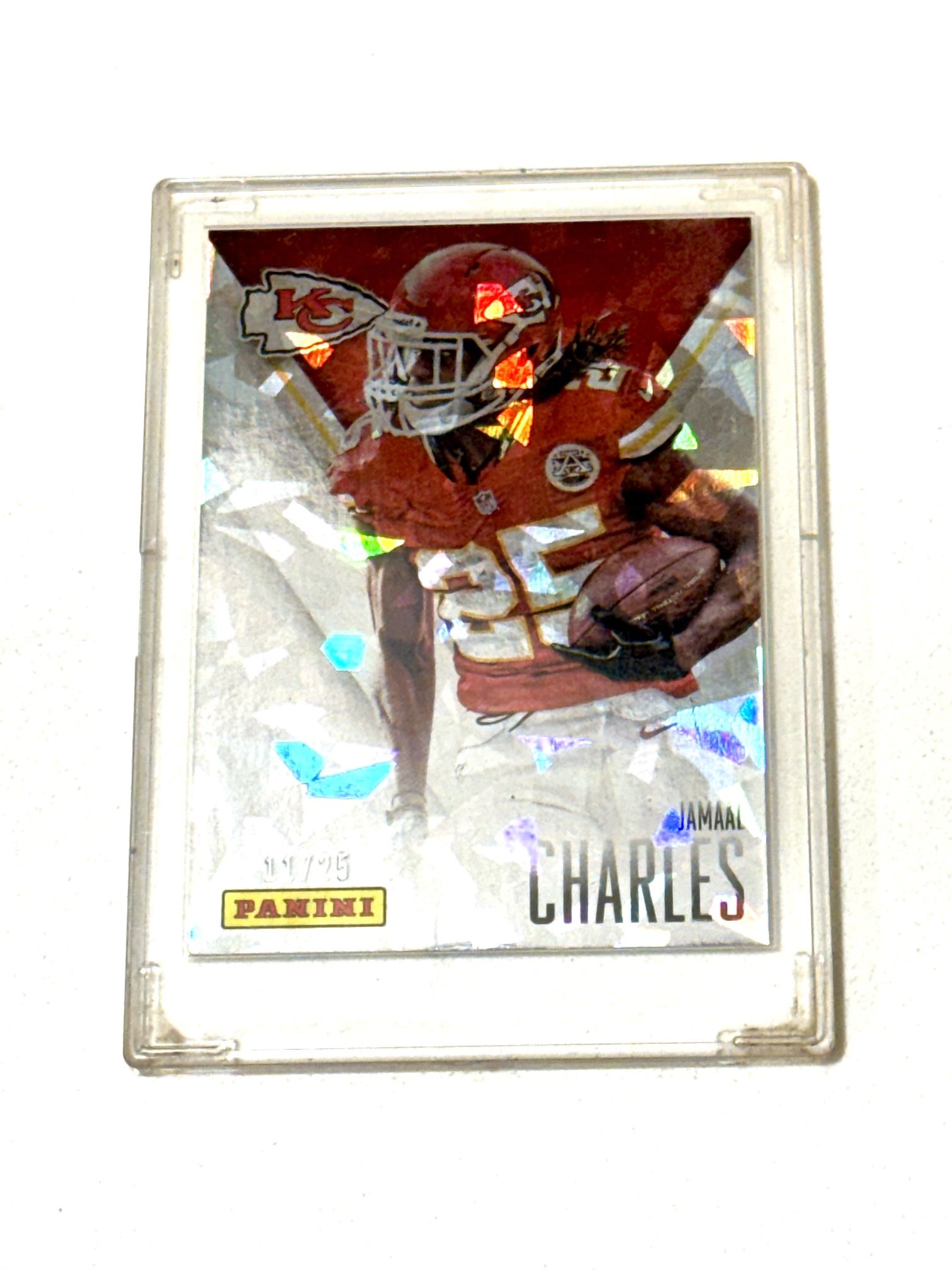 Jamaal Charles 2014 Panini Father’s Day Holo #11 /75 Chiefs Limited Edition