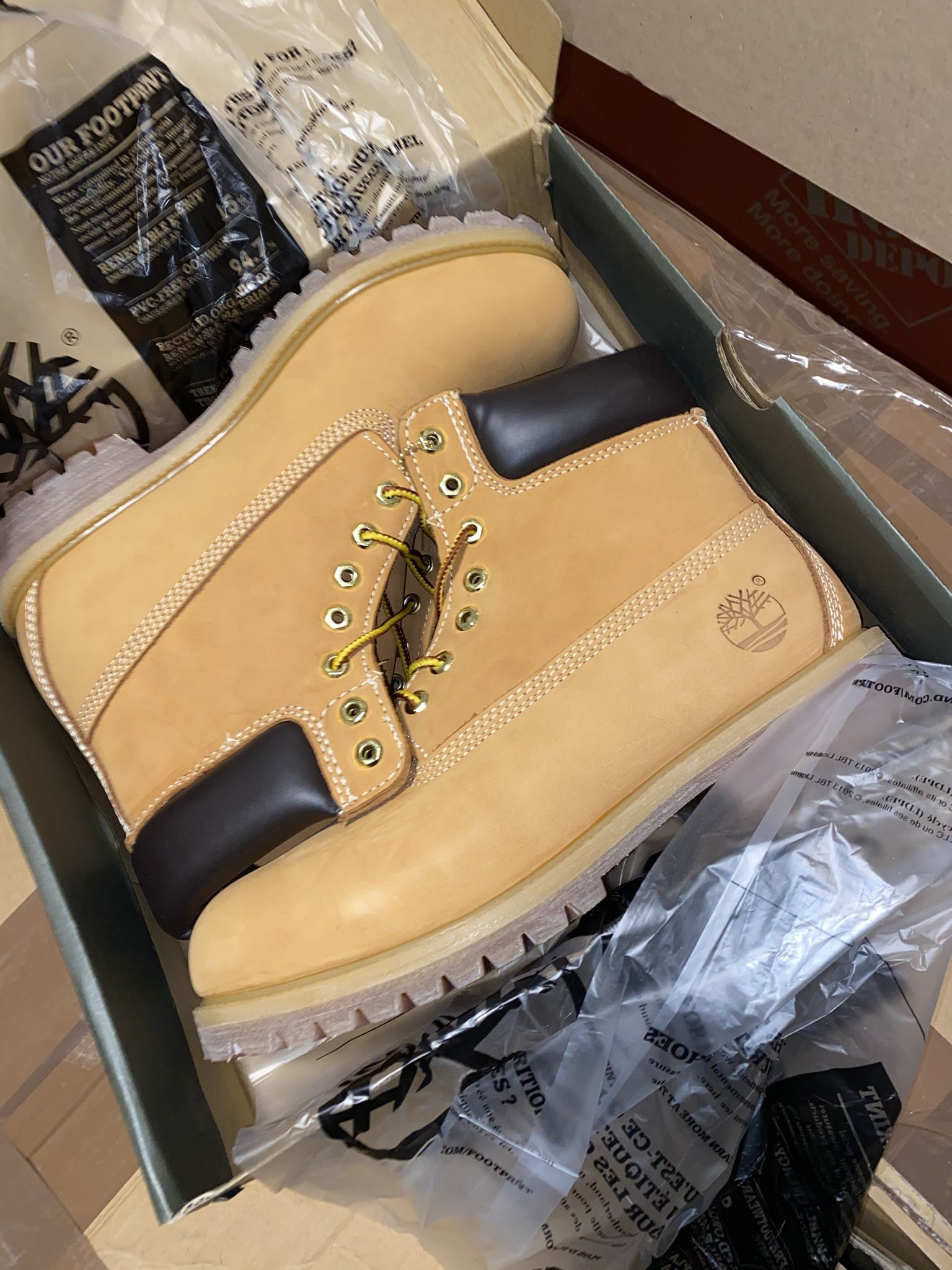 Men Size 7.5 Timberland Boots