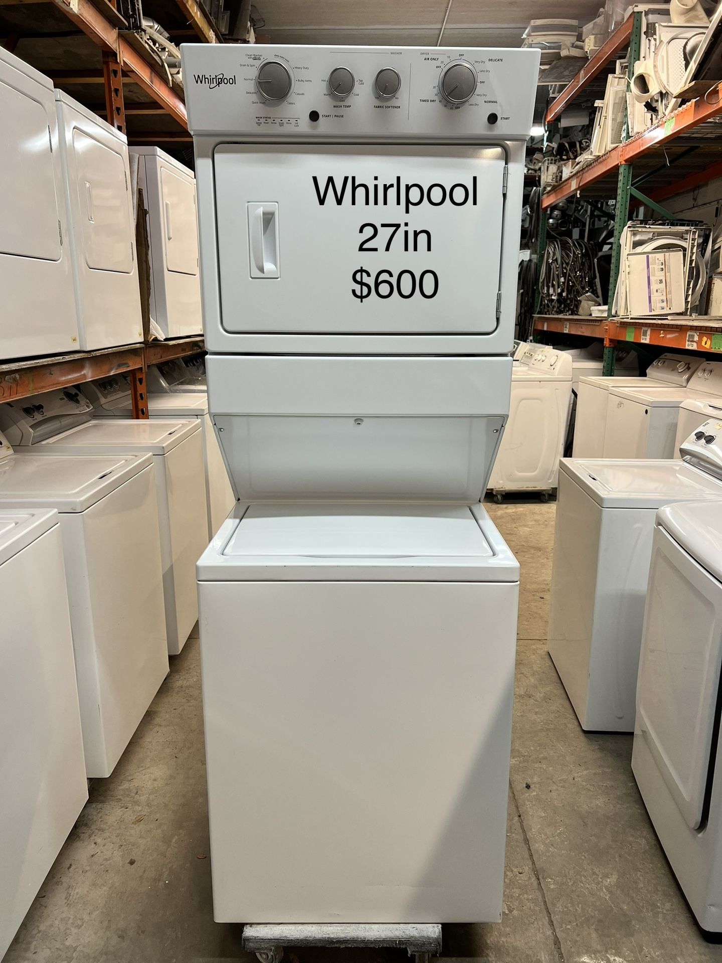 Whirlpool Stackable Washer Dryer