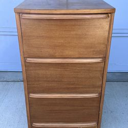 MCM 3 Drawer Nightstand by C. Niss & Sons Inc.