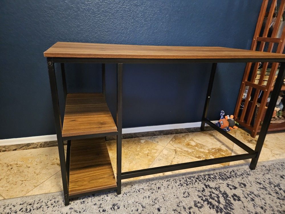 Inbox Zero Metal Writing Desk