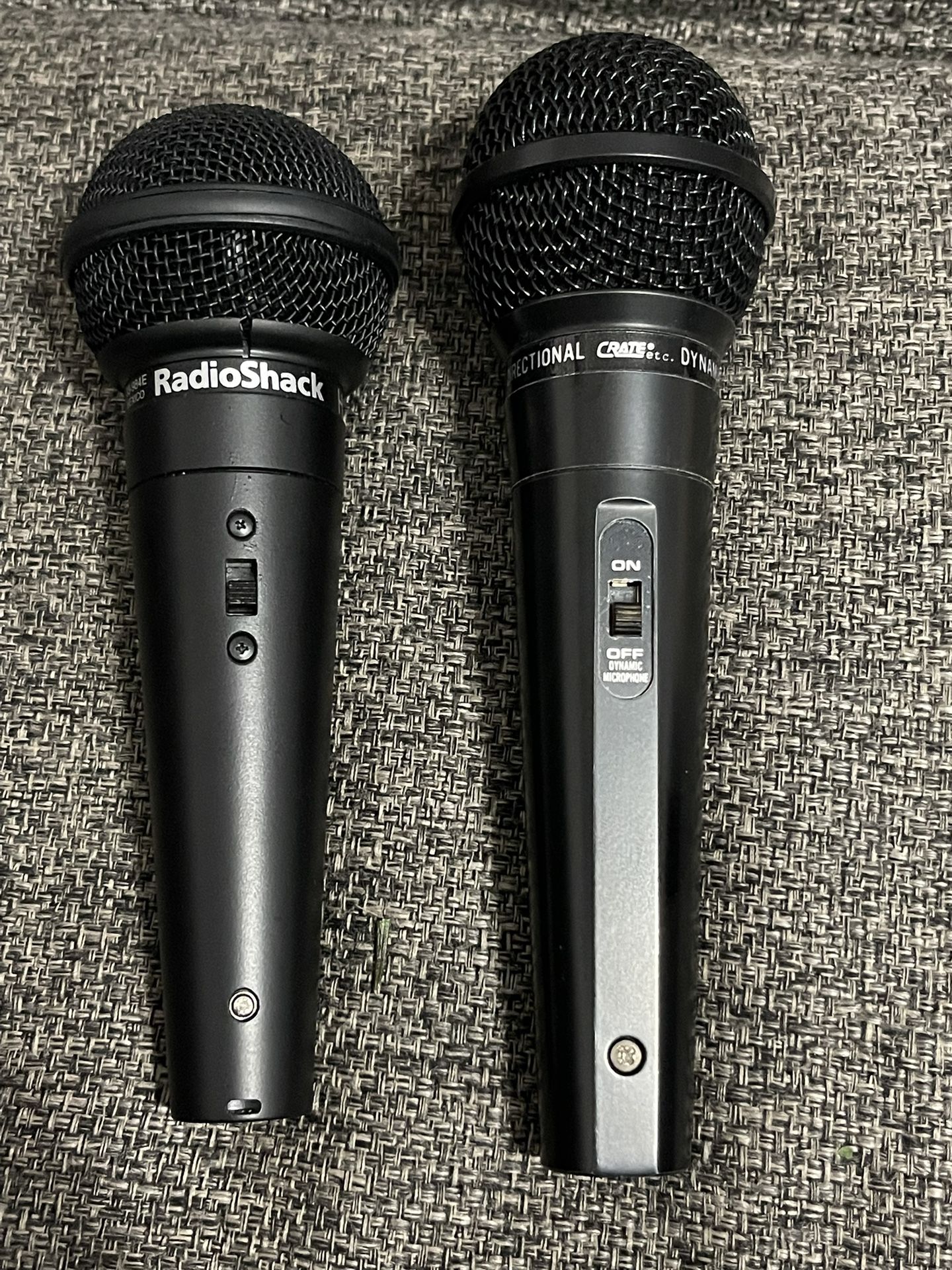 Two working microphones only RadioShack highball dynamic 600