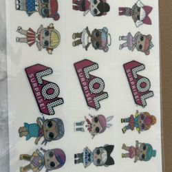 L O L Edible Cake Decor