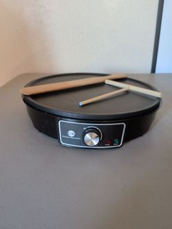 GM Kitchen Essentials Electric Crepe Maker