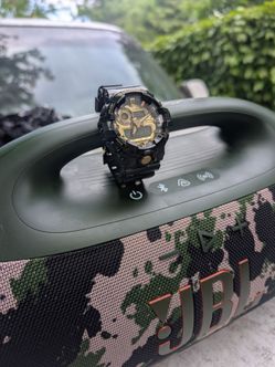 G Shock Black And Gold