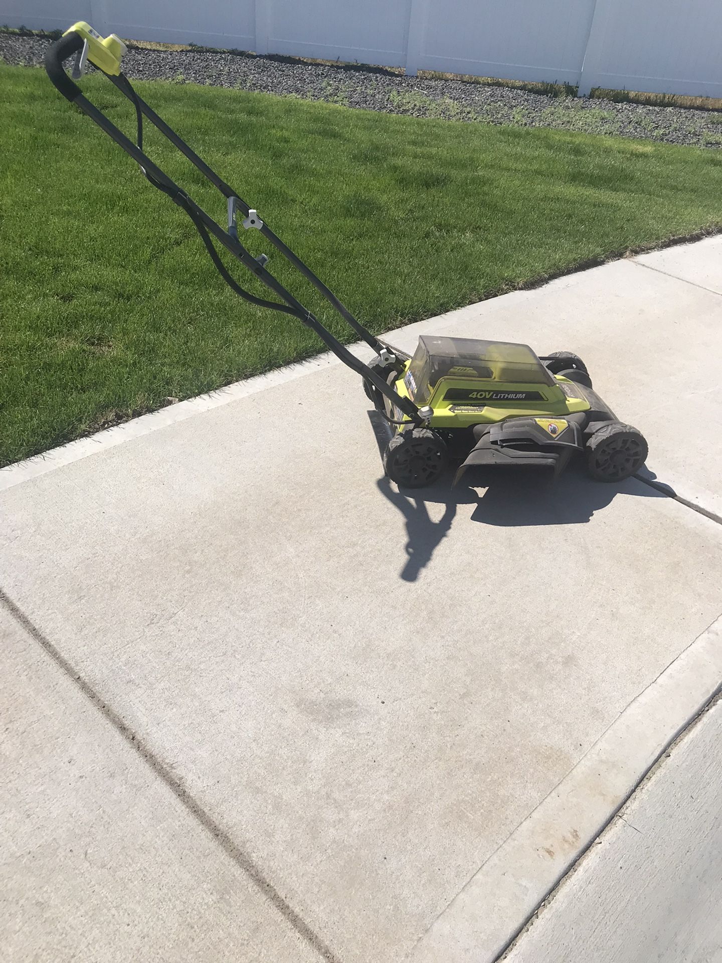 Ryobi 18” Mulching and side discharge push mower