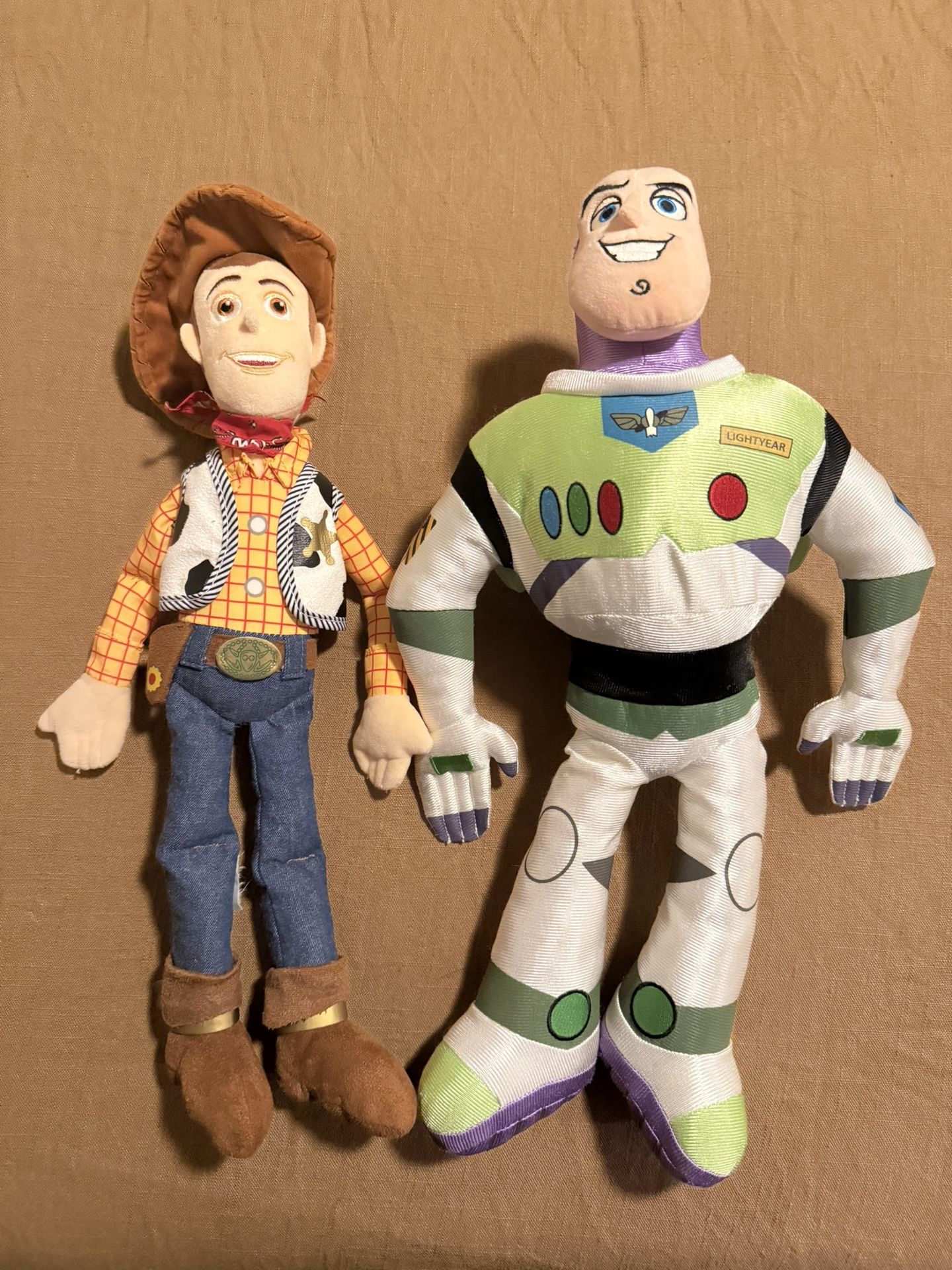 Disney Buzz Lightyear And Woody 18in Plush