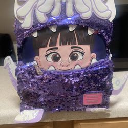 Loungefly Sequins Backpack Monsters Inc Boo