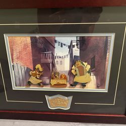 Limited Edition Lady & The Tramp Framed Art