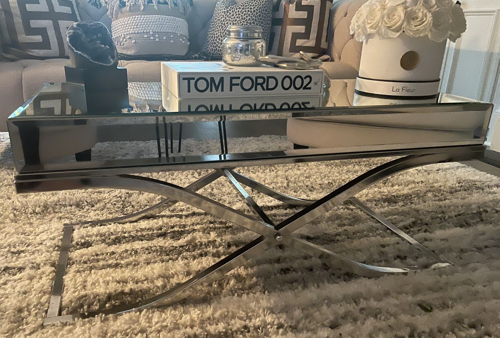 Mirrored Coffee Table