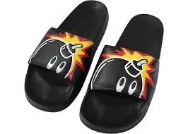 The Hundreds Adam Bomb Slides, New In Bag, Size 10