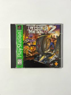 Twisted Metal 2 (Sony PlayStation 1, 1997) Manual & Disc Original - Tested