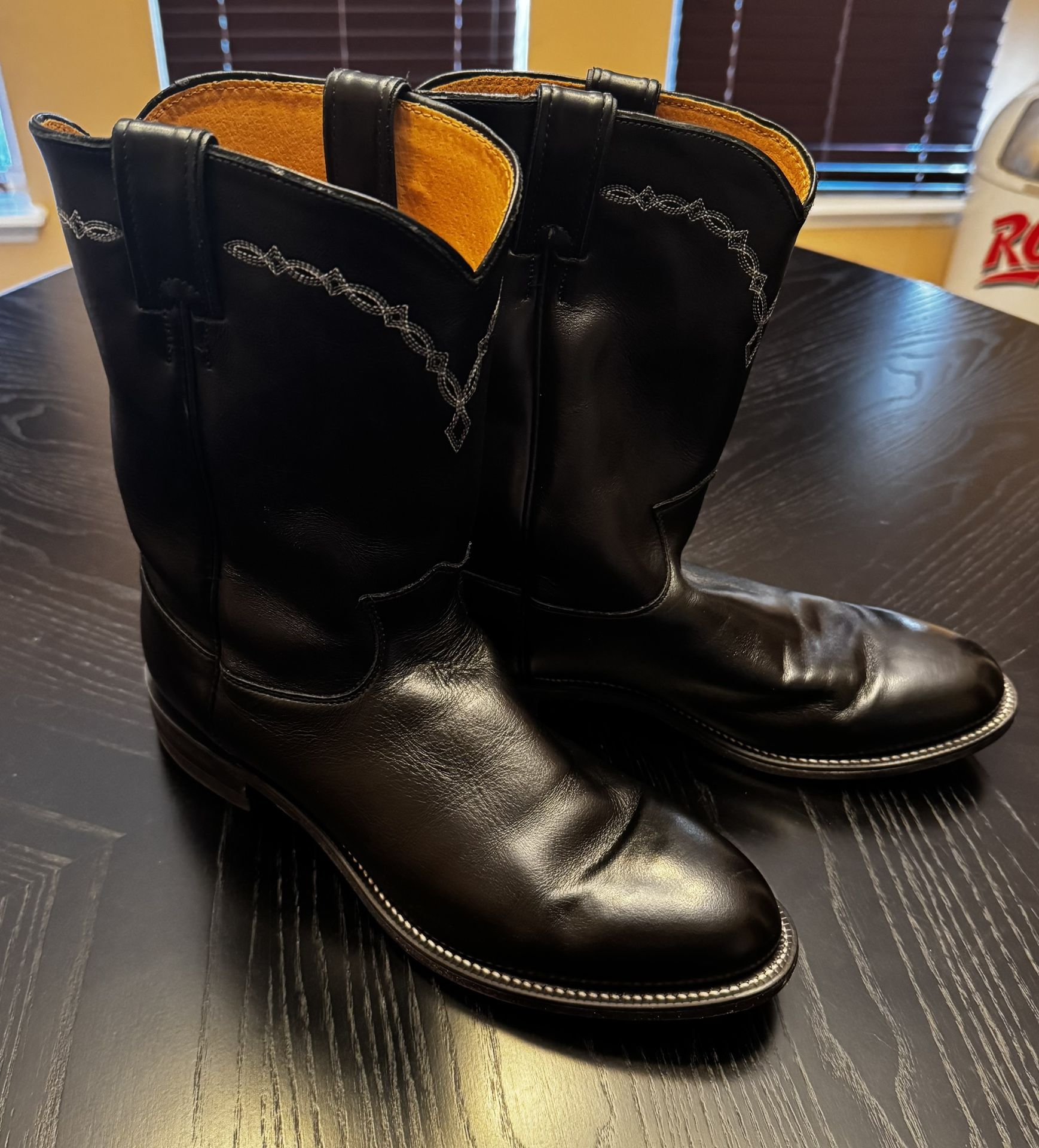 JUSTIN MEN'S BASICS ROPER WESTERN BOOTS