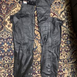 Women’s Or Unisex Leather Chaps