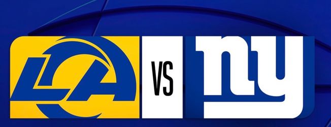 Rams vs Giant game 9/21