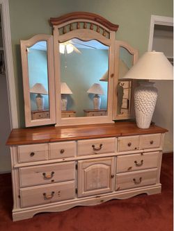 Five piece dresser set