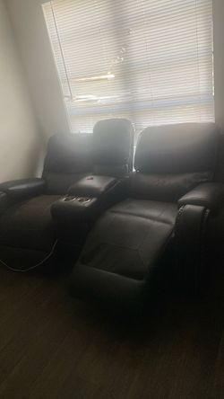 Leather couch (used)