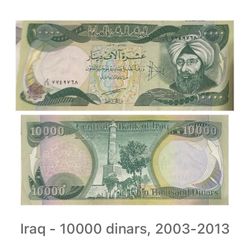 Iraq - 10,000 Dinars 