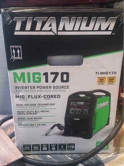 Titanium MIG 170 Professional Welder - Dual Voltage 120V/240V