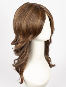 Rachel Welch Stroke of Genius Wig Long Layered Curls Bronzed Sable