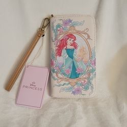 Loungefly Disney The Little Mermaid tech wallet wristlet 