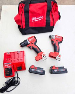 Milwaukee 18V Brushless Compact Two Tool Combo KIT