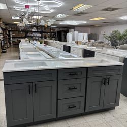 60” Malibu Gray Bathroom Vanity 