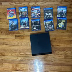 PS4  Regular Use And 8 Games 
