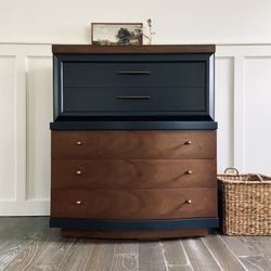 Vintage Mid Century Style Tall Dresser