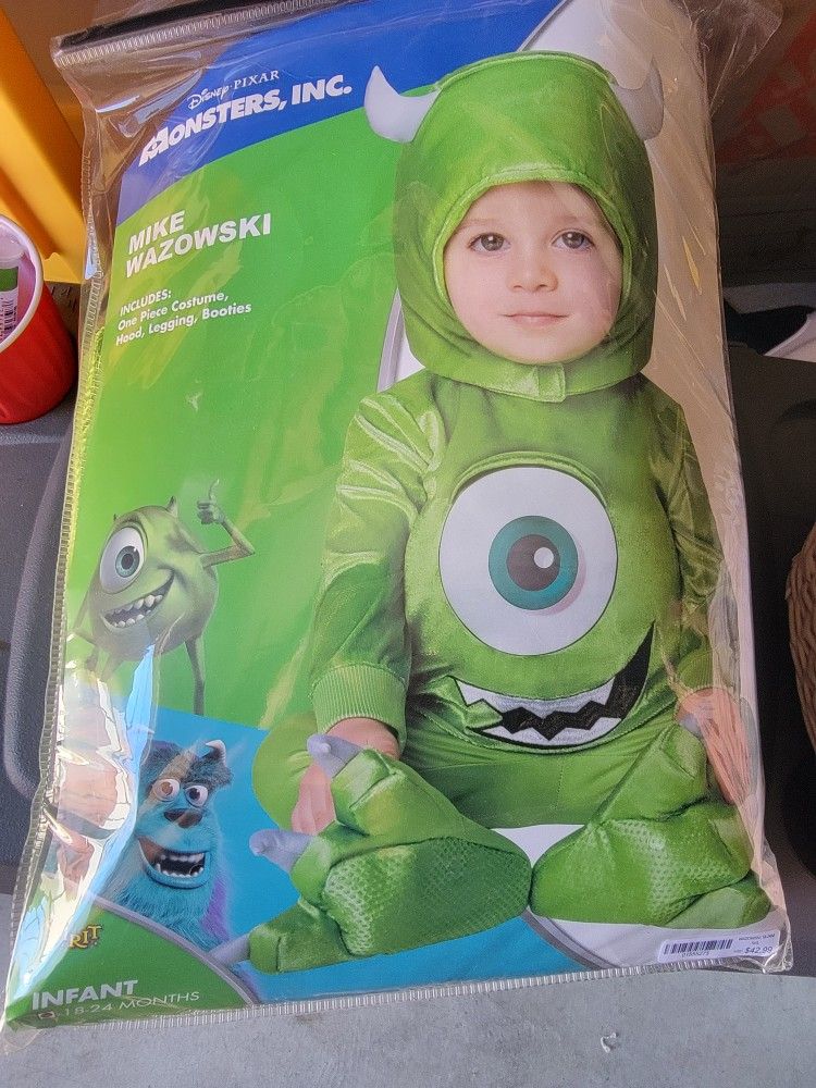 Spirit Halloween Monsters Inc Baby Mike Wazowski Costume
