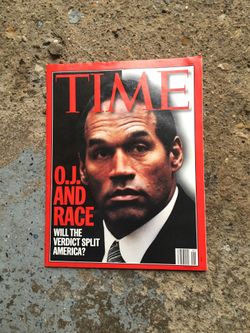 Oct 9th, 1995 Time Magazine O J Simpson Trial See My Site Over 650  Sports Collectibles