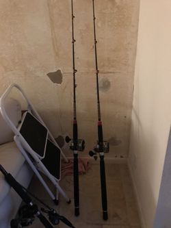Fishing rods with reels