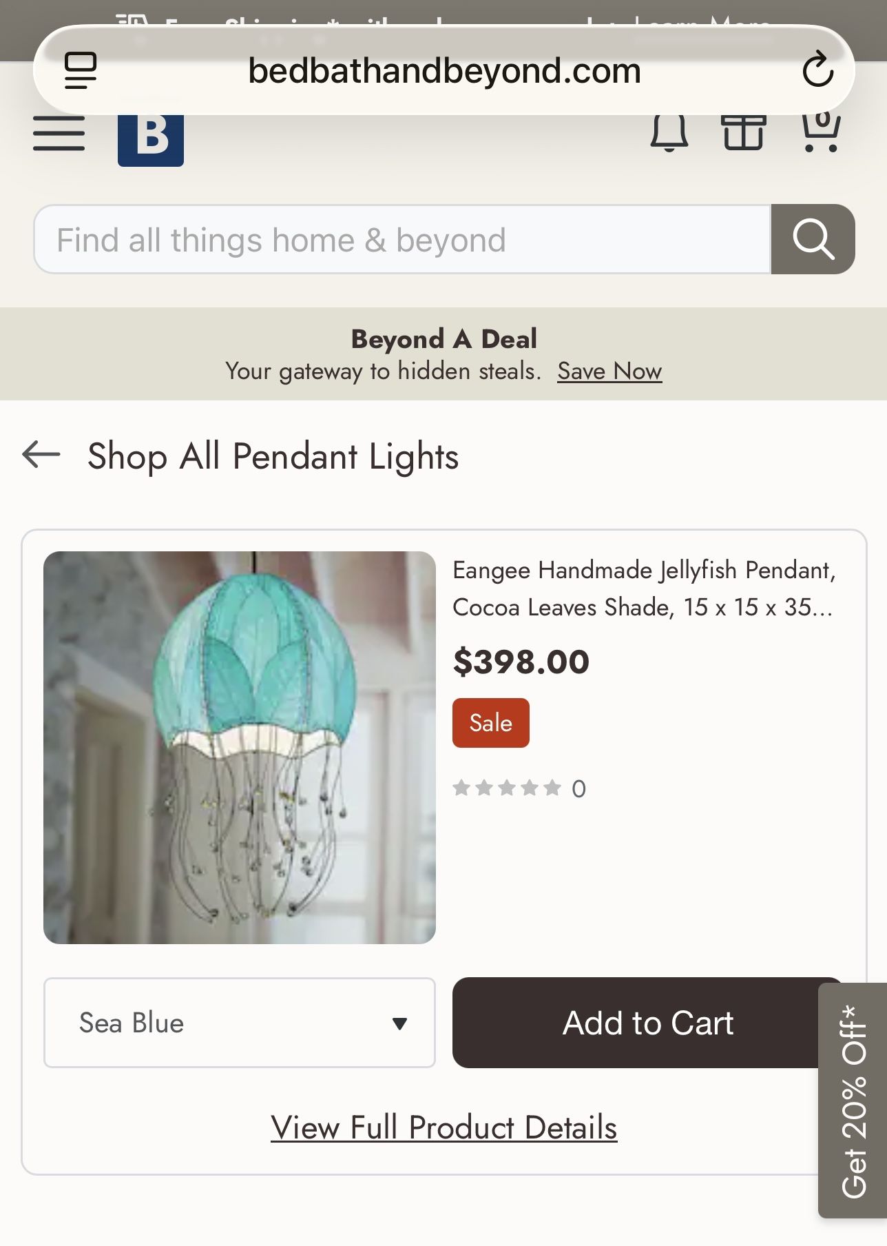 Jelly Fish Lamp New $300