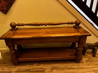 Vintage multi use heavy wood piece