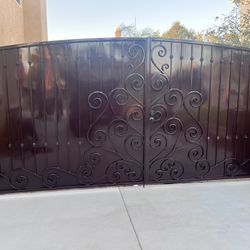 Wrought Iron Gates Fence And Welder
