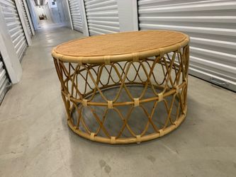 Large Rattan coffee table