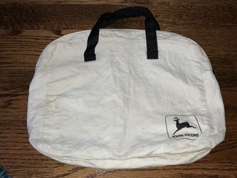 John Deere Canvas Zippered Tote Bag