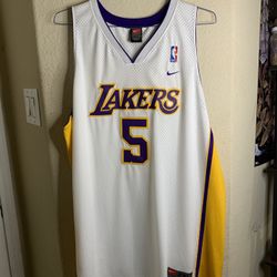 Robert Horry Lakers Jersey Signed 