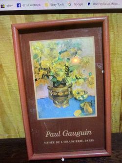 Paul Gauguin yellow flowers of Tahiti picture